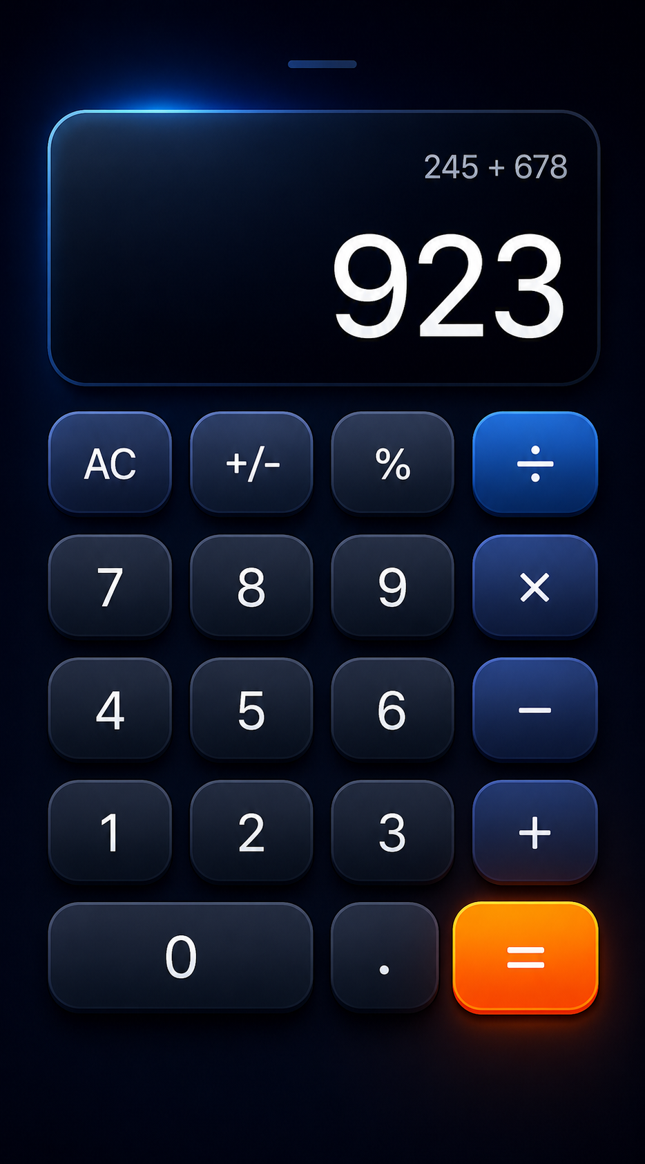 Simple Calculator: iOS Calc Screenshot